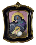 Pigeon Theotokos in Pink (5x7)