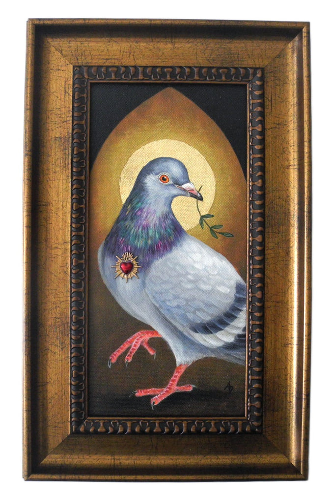 Prancing Pigeon (5x10 print)