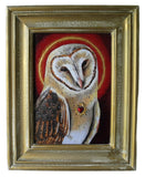 Sacred Heart Barn Owl (gold)