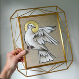 White Dove Icon (print)