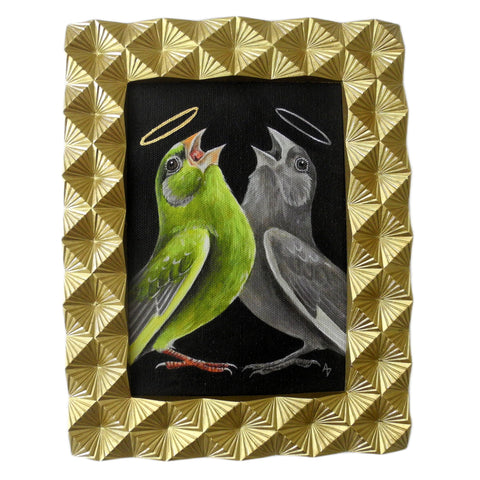 Green Finch 5x7