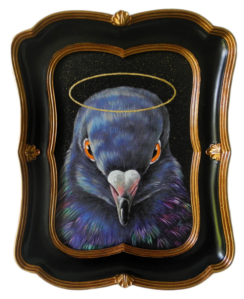 Halo Pigeon (print)