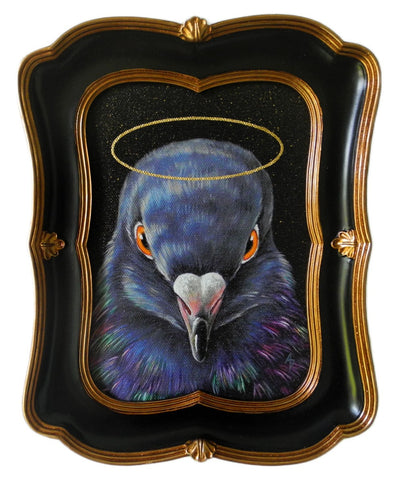 Halo Pigeon (print)
