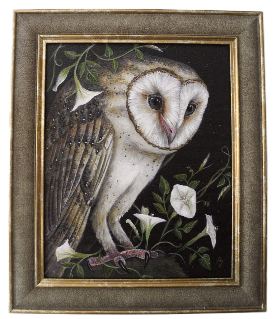 Moonlight Hunter Owl (8x10)