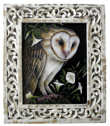 Moonlight Hunter Owl 8x10