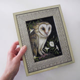Moonlight Hunter Owl (5x7)
