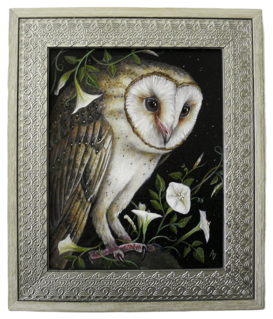Moonlight Hunter Owl (8x10)