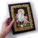 White Dove Theotokos 5x7